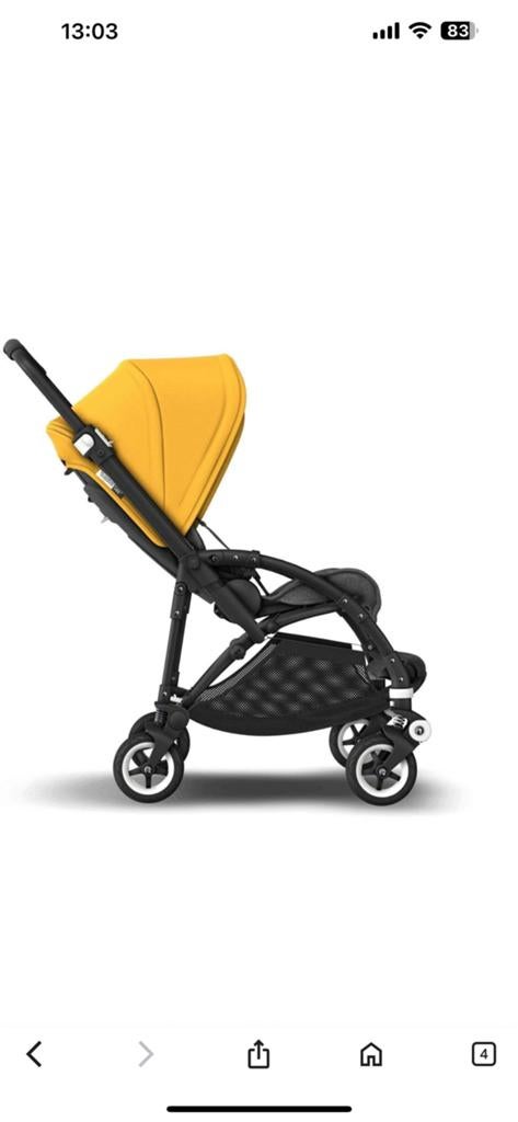 Kinderwagen/kinder buggy bugaboo B5, Ophalen of Verzenden, Nieuw, Zonnekap