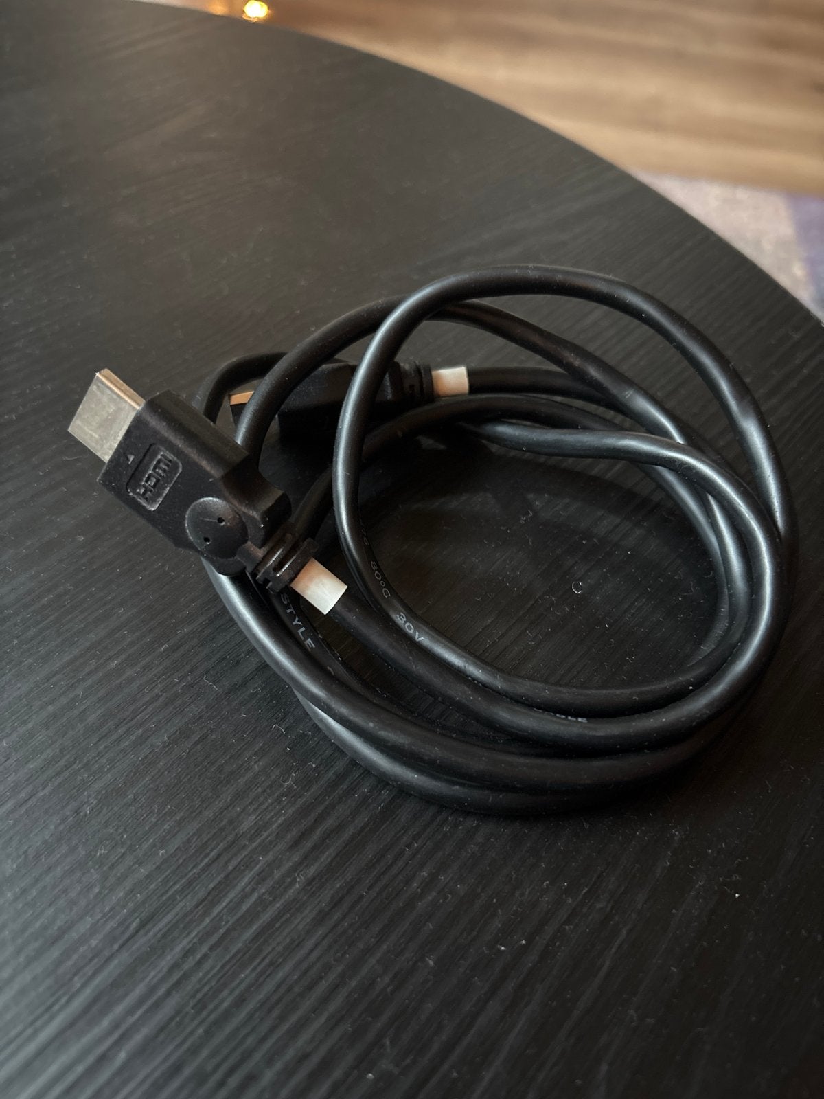 HDMI-kabel - Zwart - Gebruikt, Audio, Tv en Foto, Ophalen, Gebruikt, Minder dan 2 meter, HDMI-kabel