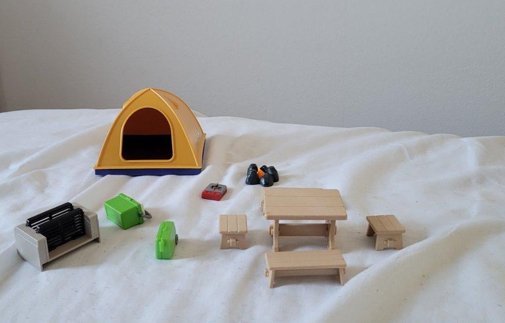 Playmobil kamperen camping pick-nick bbq koken, Ophalen of Verzenden, Nieuw, Los playmobil
