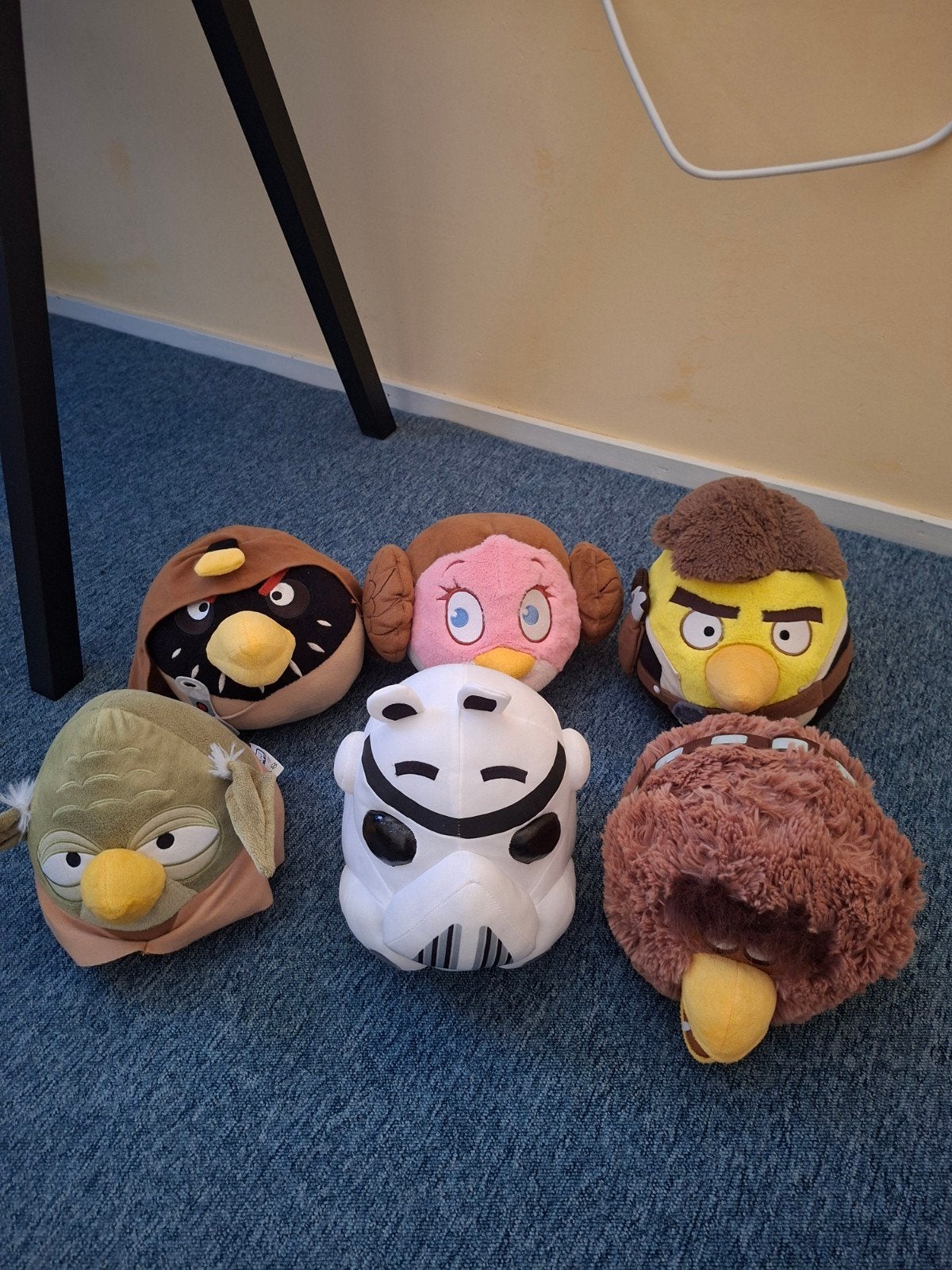angry birds star wars knuffels, Ophalen of Verzenden, Zo goed als nieuw, Overige typen