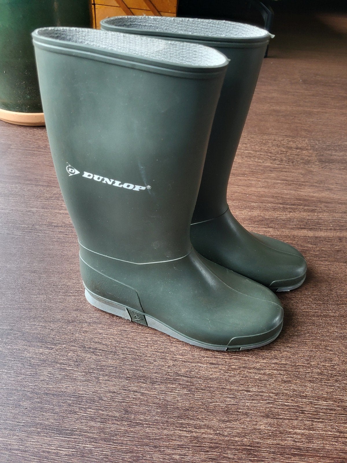Dunlop regenlaars mt 33, Tuin en Terras, Werkkleding, Ophalen of Verzenden, Zo goed als nieuw, Laarzen