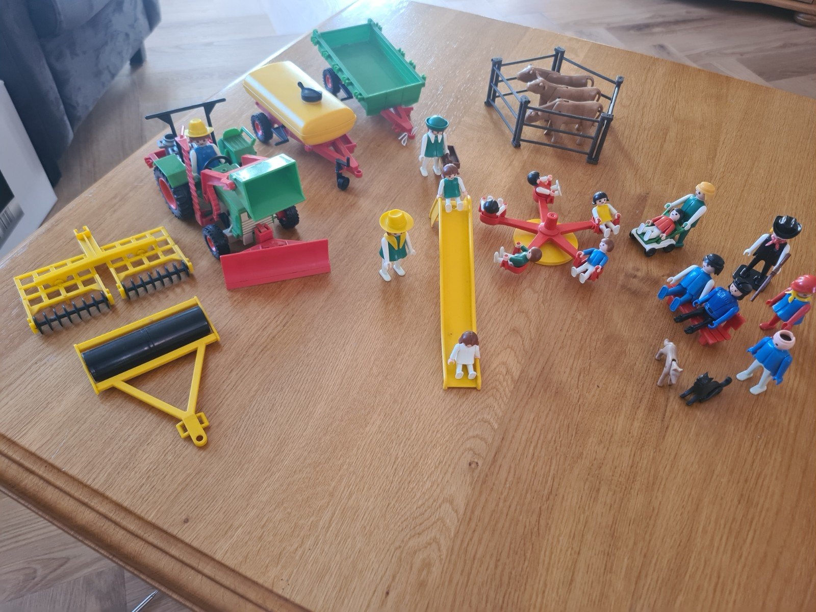playmobil set boerderij/speeltuin, Ophalen of Verzenden