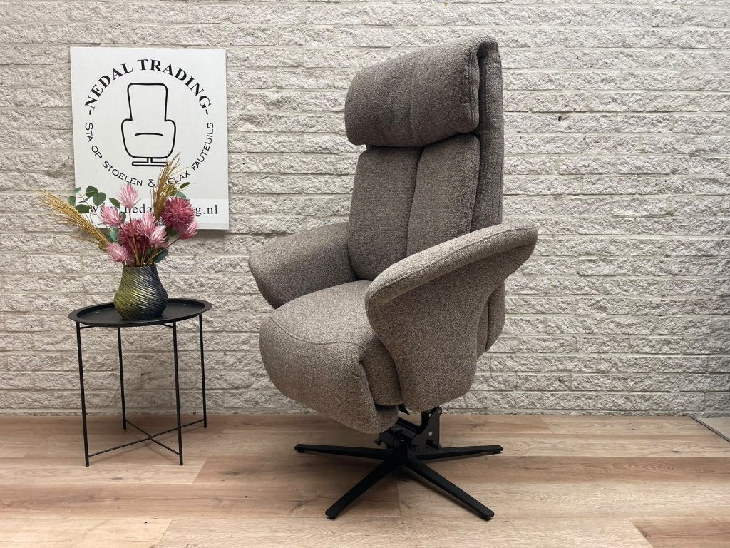 Himolla sta op stoel relax fauteuil draaibaar stoel ACCU, Huis en Inrichting, N, N, Minder dan 75 cm, Ophalen of Verzenden
