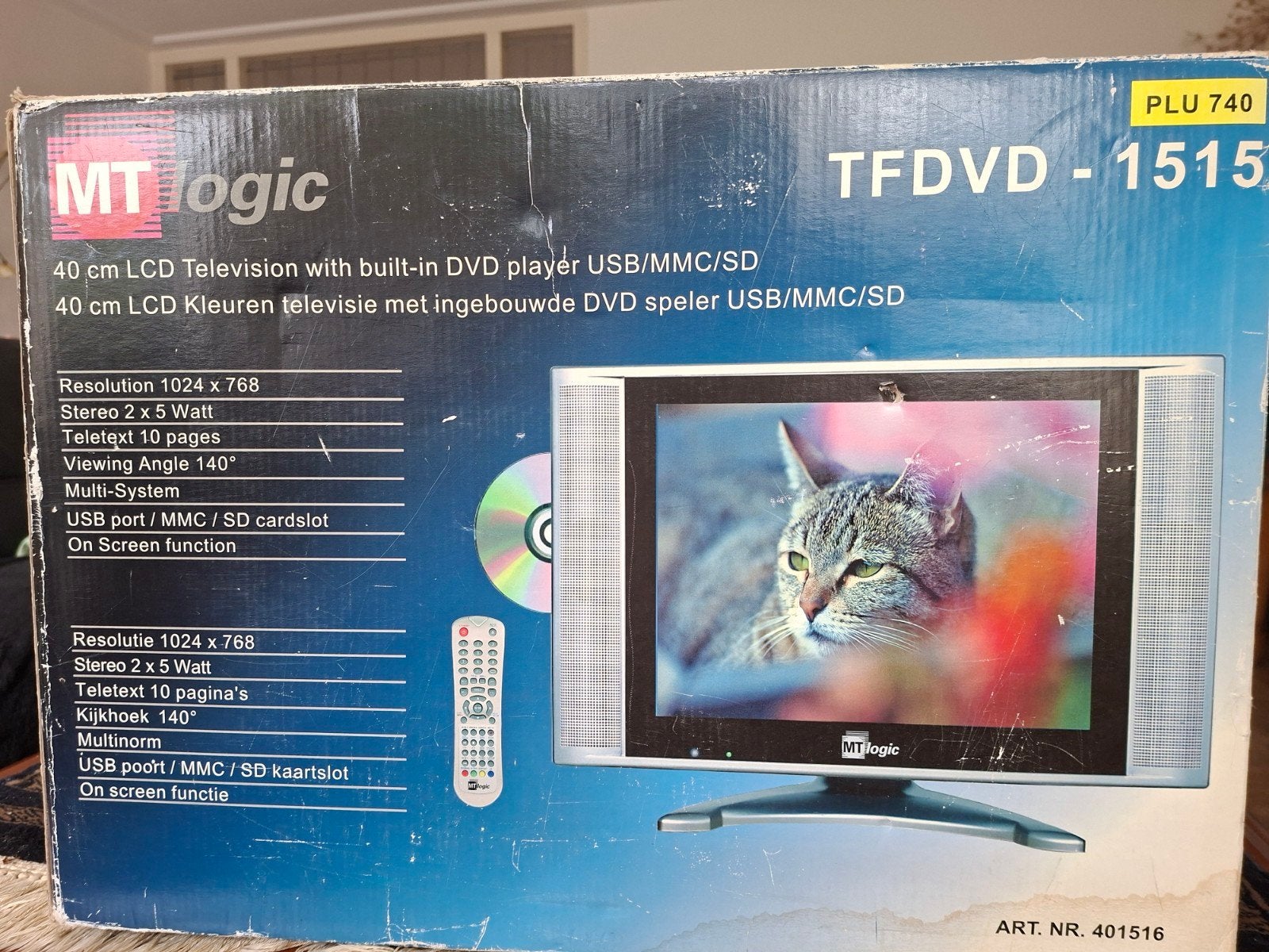 Kleine tv werkend van boot gehaald, Ophalen of Verzenden, Gebruikt