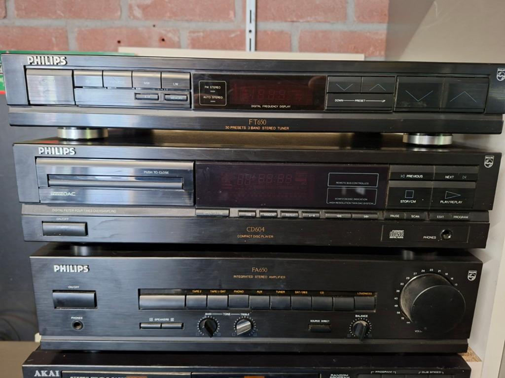 Philips Stereo Set: Tuner, CD-speler en Versterker, Ophalen, Philips, Gebruikt, Losse componenten