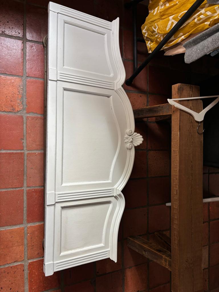Hoofdeinde bed wit met schelpdecoratie, Ophalen