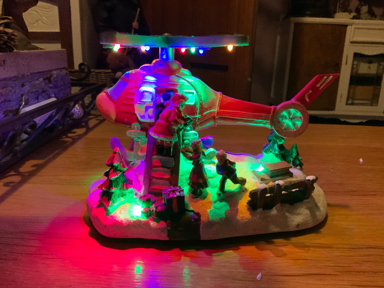 Kerst helicopter, Ophalen, Zo goed als nieuw