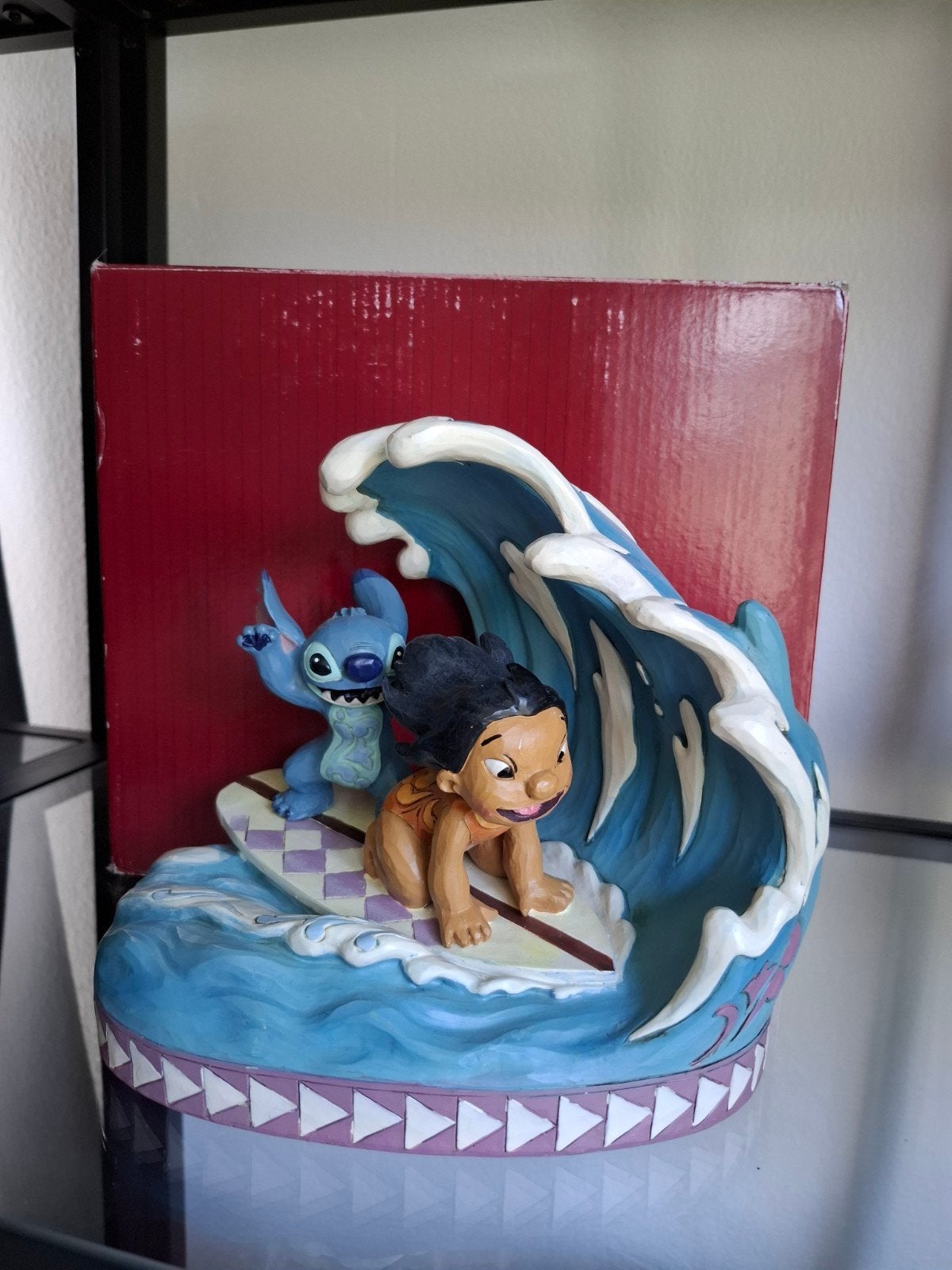 lilo and stitch beeld, Ophalen of Verzenden, Overige figuren, Zo goed als nieuw, Beeldje of Figuurtje
