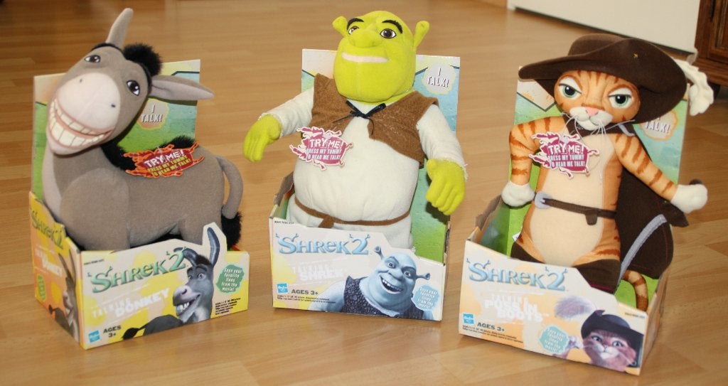Limited Edition pratende Shrek poppen., Ophalen of Verzenden, Nieuw, Pop