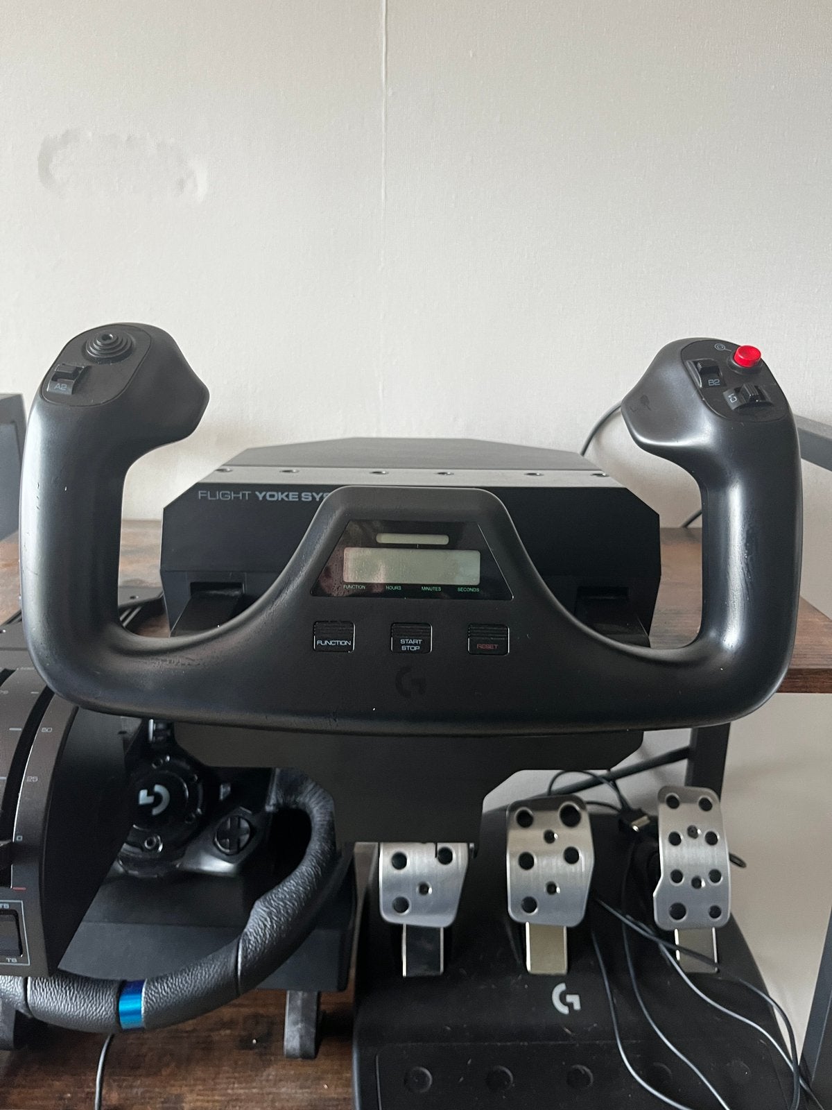 Logitech-G, Flight simulator Yoke Systeem in het zwart, Ophalen of Verzenden, Zo goed als nieuw