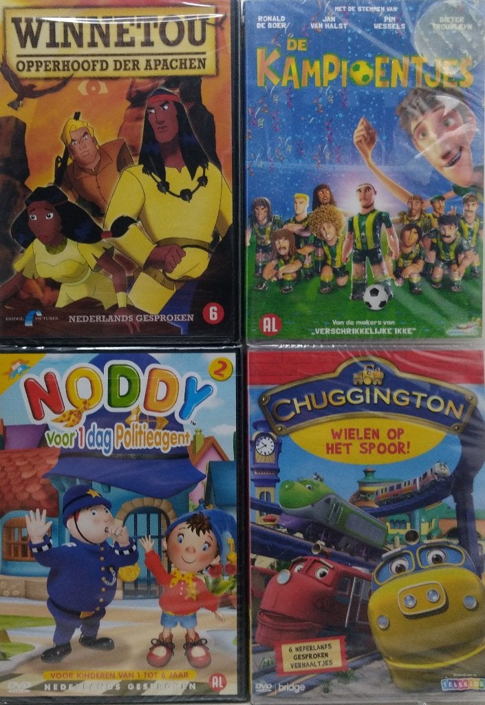 Winnetou, De Kampioentjes, Noddy, Chuggington, Cd's en Dvd's, Ophalen of Verzenden, Nieuw in verpakking, Levenslied of Smartlap
