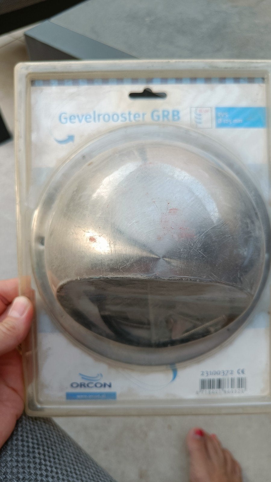 ORCON gevel rooster, Ophalen, Nieuw, Afzuiger