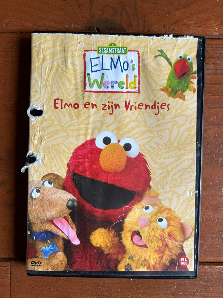 Elmo's Wereld DVD - Elmo en zijn Vriendjes, Alle leeftijden, Ophalen of Verzenden, Zo goed als nieuw
