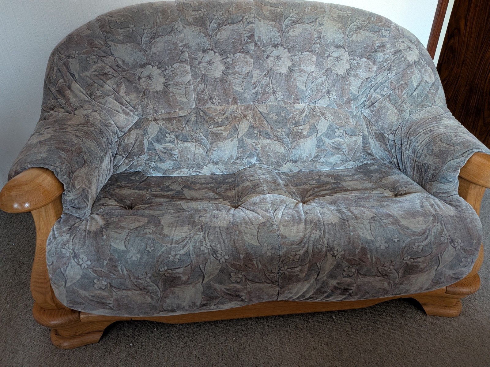 bank 2 zits, Ophalen, Gebruikt, Tweepersoons, 75 tot 100 cm