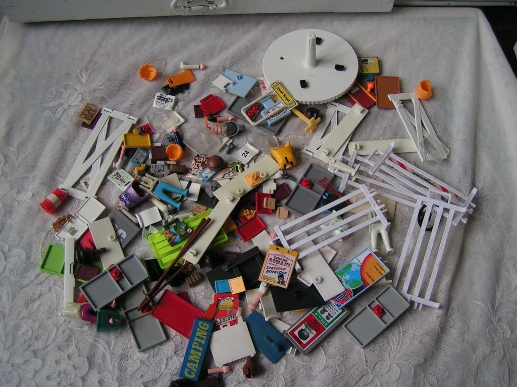partij playmobil onderdelen nr DD 389, Verzenden, Gebruikt, Losse onderdelen