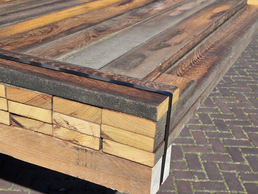 32 Hardhouten planken 2.8x10.0 cm / 1.65 m lang - nr: HP193, Tuin en Terras, Palen, Balken en Planken, Ophalen, Minder dan 180 cm