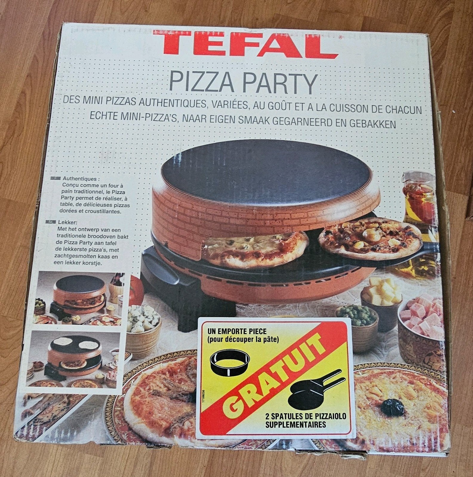 Tefal Pizza Party – nieuw/ongebruikt – vintage, Overige typen, Ophalen of Verzenden, Nieuw, Overige merken
