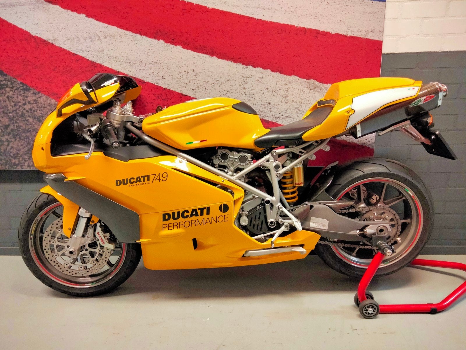 Ducati 749 Testastretta Biposto ZEER NETJES!, 2 cilinders, Sportuitlaat, Motorrijbewijs A, Gebruikt