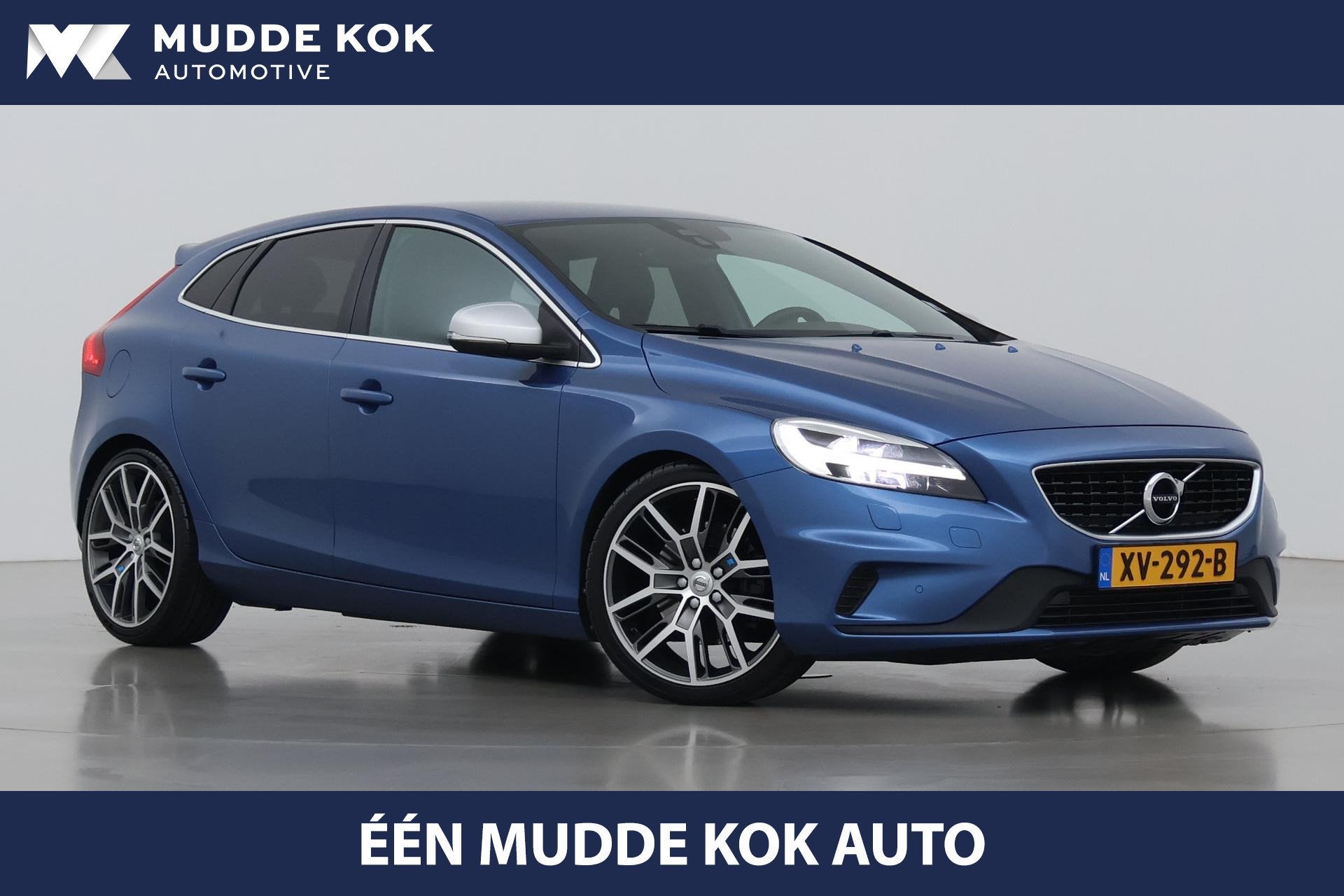 Volvo V40 2.0 T5 R-Design | Bursting Blue | 19 Inch Polestar, Auto's, Gebruikt, Euro 6, 4 cilinders, Blauw