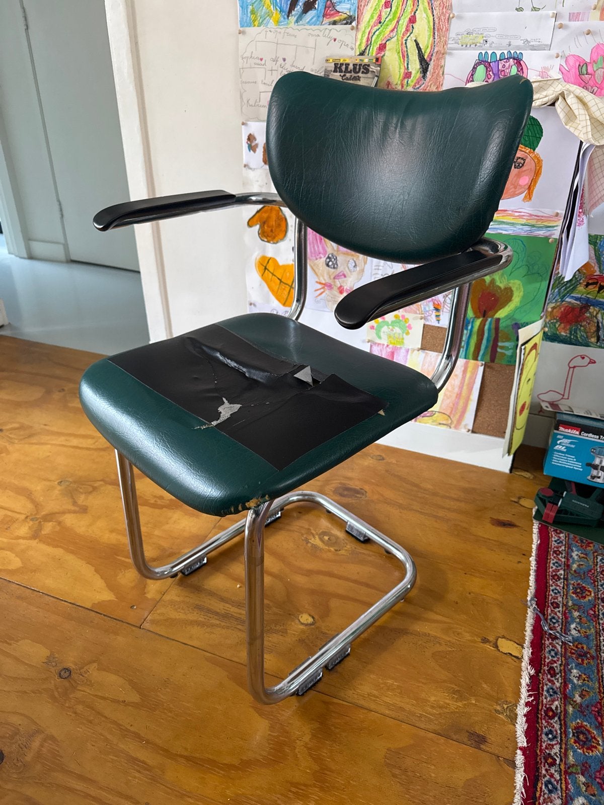 3 eerkamerstoelen, opnieuw te stofferen, Ophalen, Gebruikt, Overige kleuren, Vier
