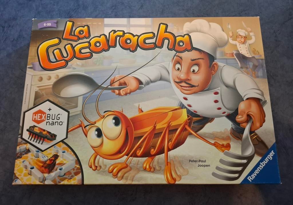 Gaaf spel LA CUCARACHA het kakkerlakken bordspel, Een of twee spelers, Ophalen of Verzenden, Zo goed als nieuw