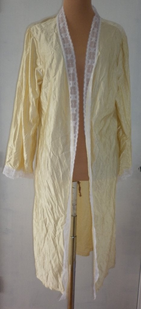 peignoir maat large (UKmaat 14 ), Kleding | Dames, Verzenden, Geel, Nachtkleding