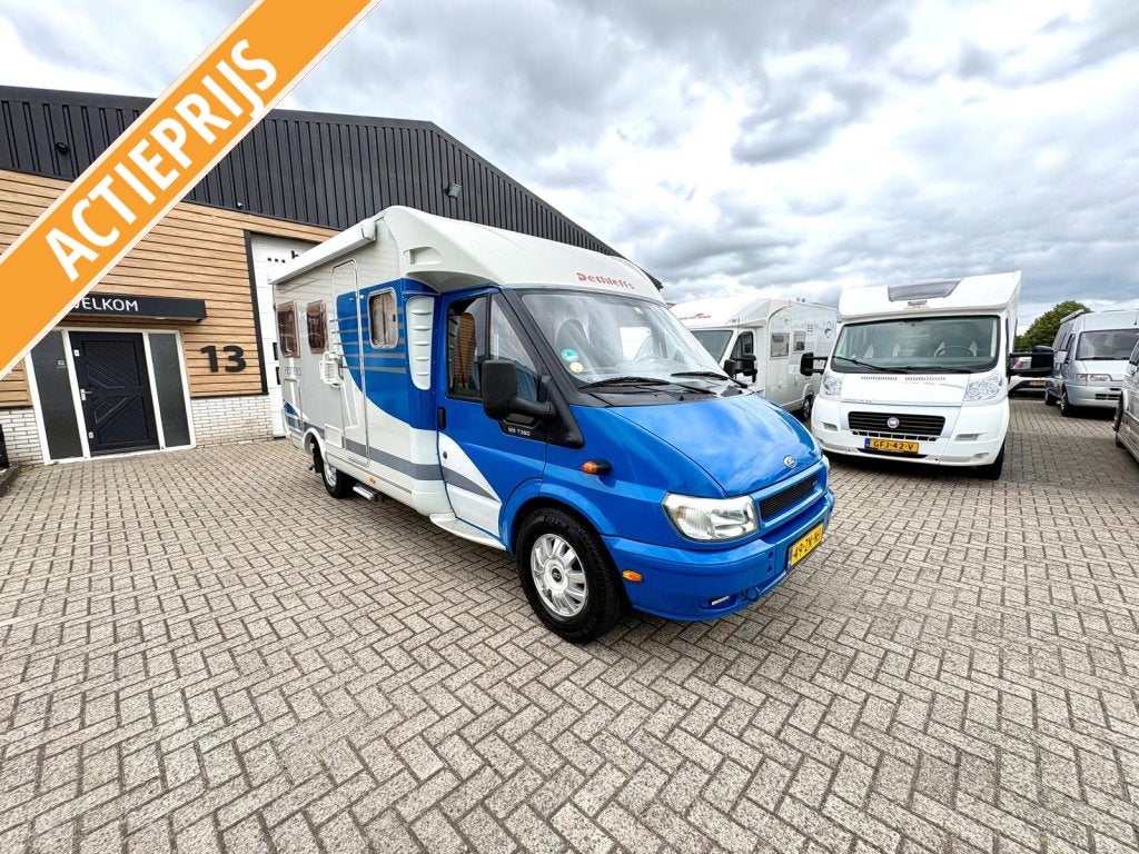 compacte Dethleffs Fortero dak airco / face to face/offgrid, Caravans en Kamperen, Campers, Ringverwarming, Koelkast, Bedrijf