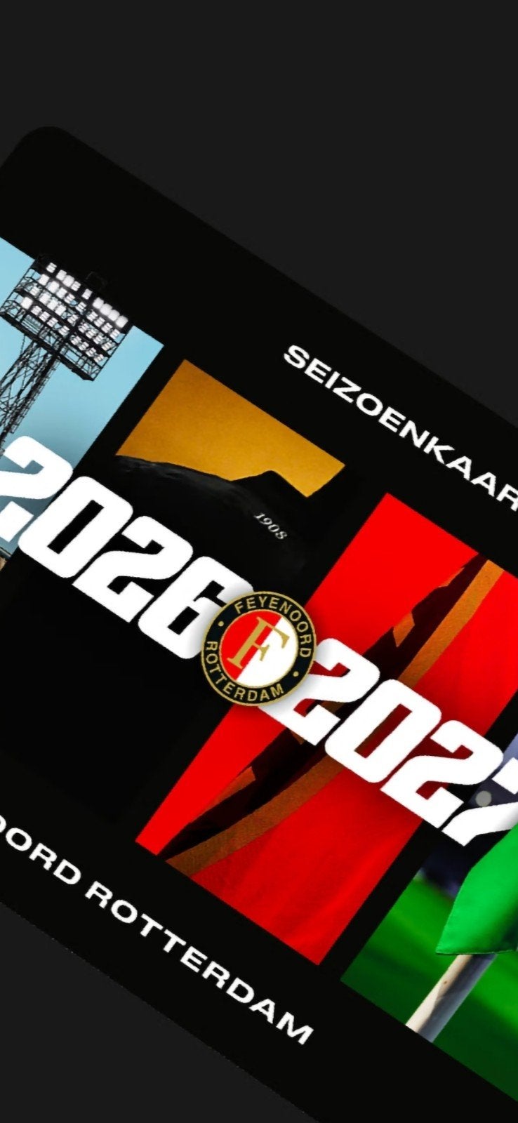 Seizoenskaart te huur Feyenoord, vak RR 2026/2027, Tickets en Kaartjes, Sport | Voetbal