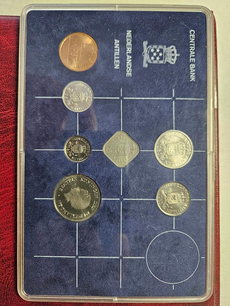 Muntset ned en antillen, Ophalen of Verzenden, Overige landen, Overige waardes