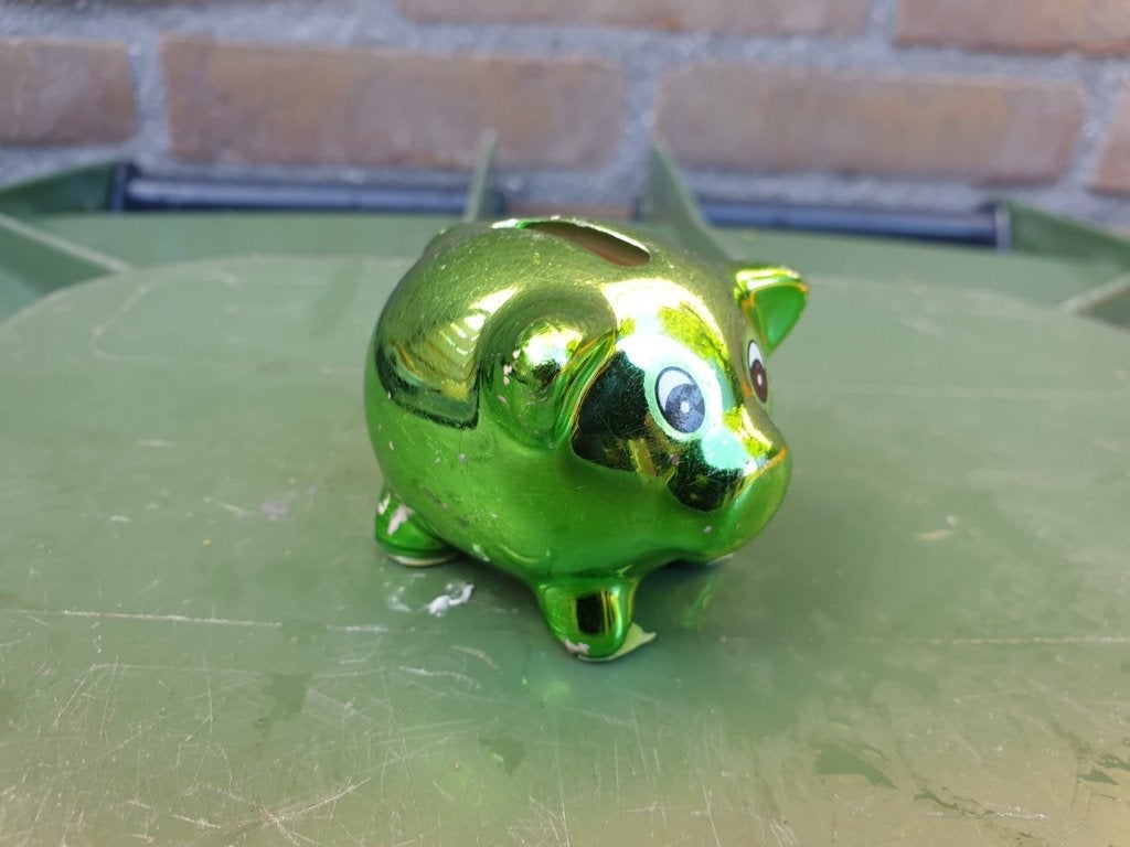 Mini spaar varkentje, Ophalen of Verzenden, Steen, Aardewerk of Keramiek, Dier