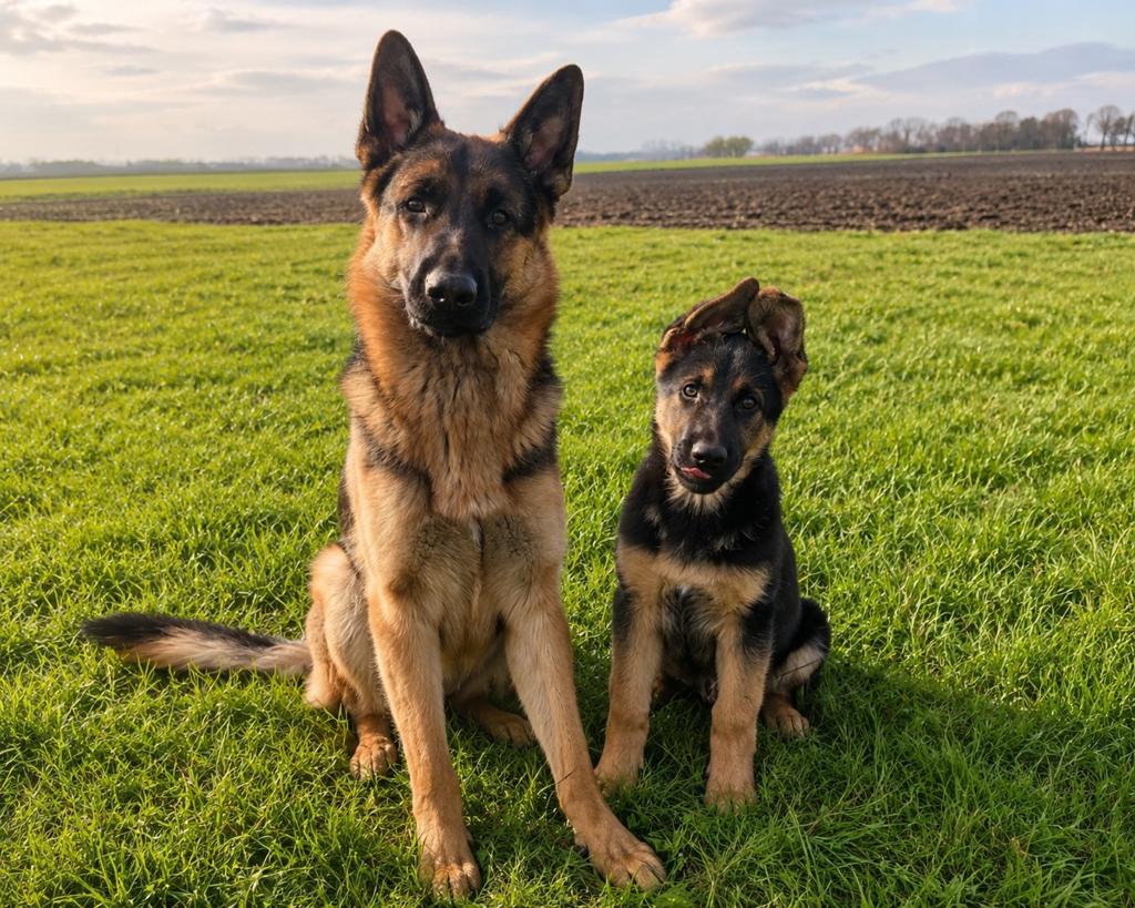 Duitse Herder reu beschikbaar voor dekking, Dieren en Toebehoren, Reu, 1 tot 2 jaar, Parvo, Eén hond