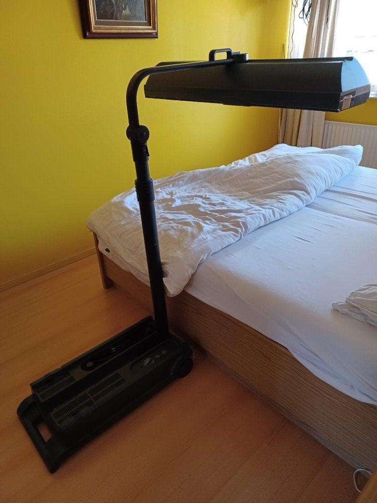 Philips Original Home Solaria Zonnebank, inklapbaar, Ophalen, Gebruikt, Zonnebank enkelzijdig, Minder dan 10 lampen