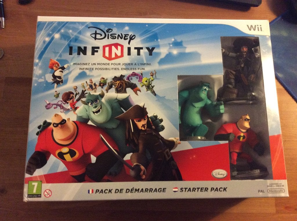 Wii Disney infinity starterset. plus 3 extra figuren & meer, Avontuur en Actie, Gebruikt, 2 spelers, Ophalen of Verzenden