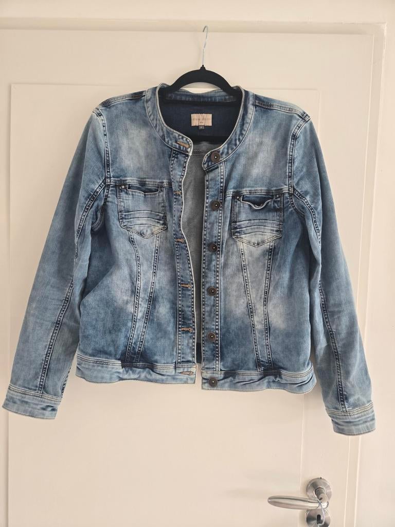 Zizzi Jeansjasje / spijkerjasje, maat M, Kleding | Dames, Grote Maten, Zizzi, Blauw, Ophalen of Verzenden, Zo goed als nieuw