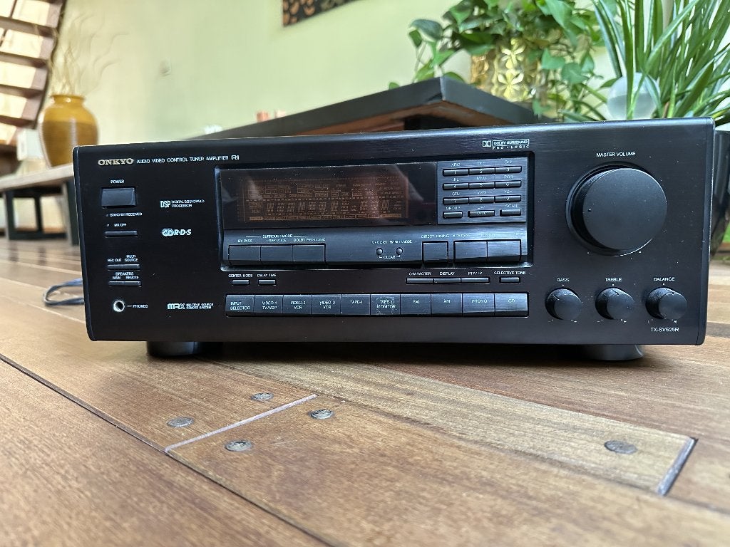 Onkyo TX-SV525R Tuner-versterker, zwart, stereo en surround, Audio, Tv en Foto, Ophalen, Gebruikt, 60 tot 120 watt, Onkyo