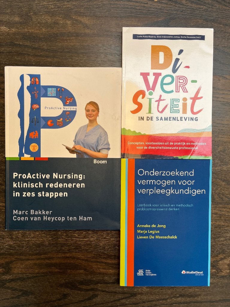 Diverse studieboeken Verpleegkunde, Boeken, Ophalen of Verzenden, Beta, Zo goed als nieuw, HBO