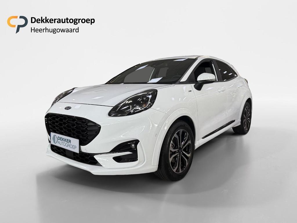 Ford Puma 1.0 EcoBoost Hybrid 125 pk ST-Line Navigatie - App, Voorwielaandrijving, Euro 6, Wit, Origineel Nederlands