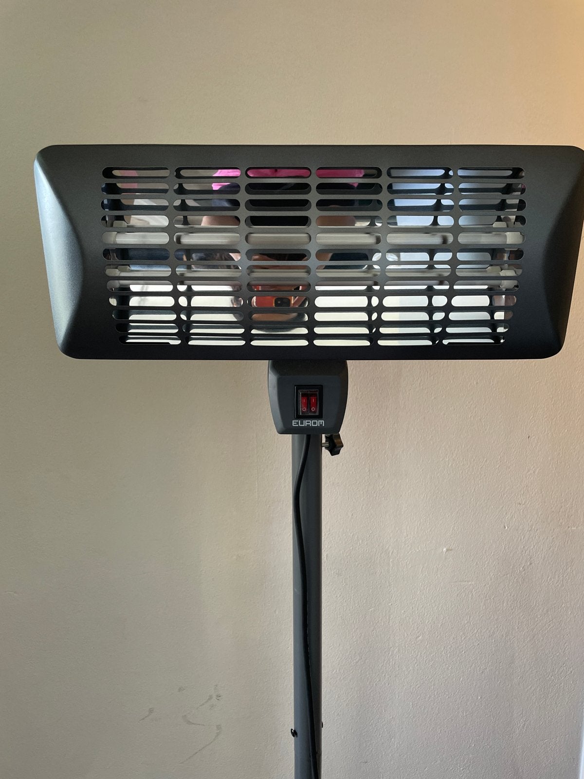 Q-time 2000S terrasverwarmer - Zo goed als nieuw, Tuin en Terras, Ophalen, Zo goed als nieuw, Elektrisch, Vloer