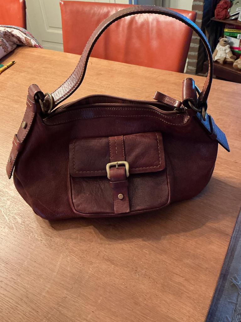 Handtas van Bridge, Gebruikt, Bruin, Minder dan 40 cm, Minder dan 35 cm