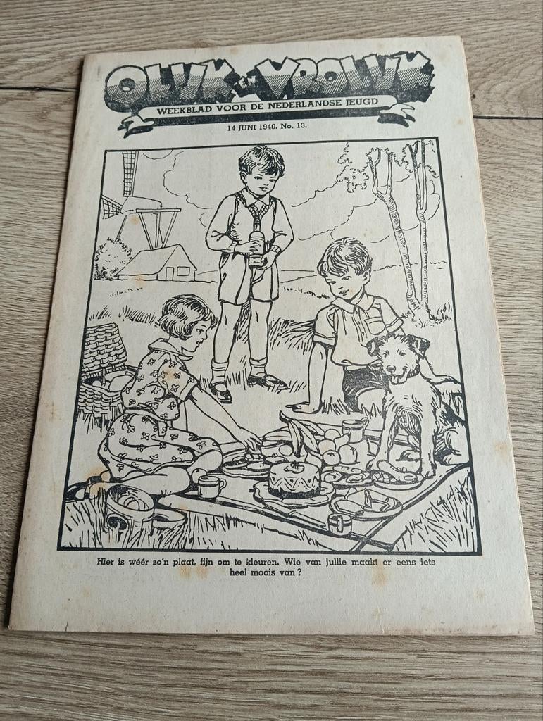 Olijk en Vrolijk - juni 1940!!, Ophalen of Verzenden, 1940 tot 1960, Nederland, Tijdschrift