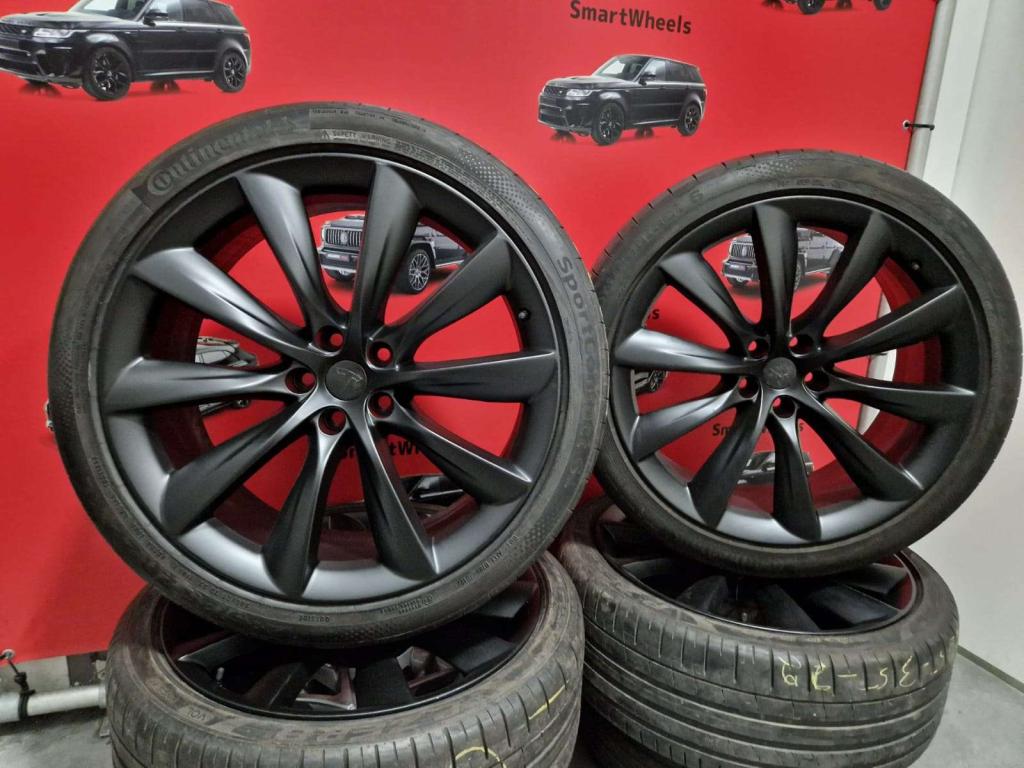 22 inch ORIGINEEL TESLA MODEL X VELGEN EN BANDEN