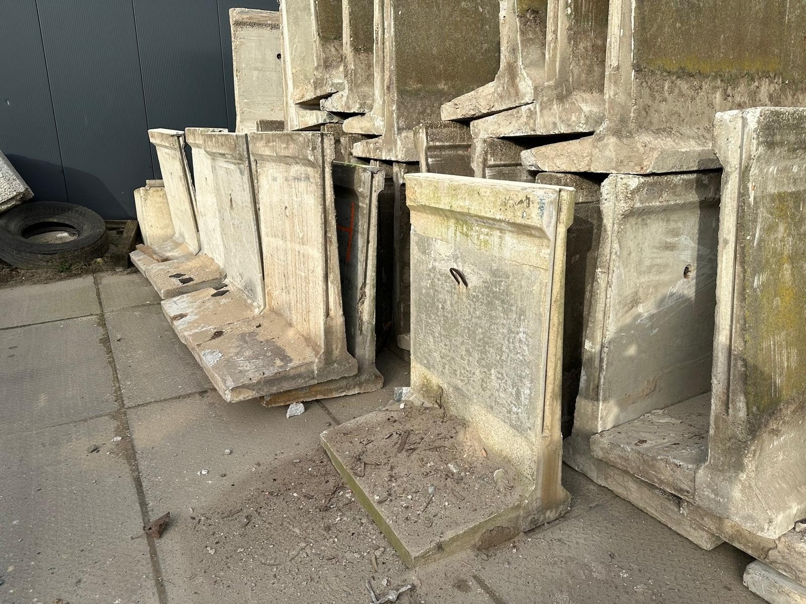 gebruikte  keerwanden  grondkering  sleufsilo  mestopslag, Ophalen of Verzenden, Gebruikt, Minder dan 100 cm, Biels