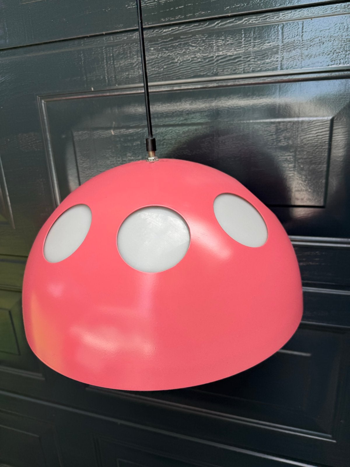 Space age Raak Amsterdam hanglamp roze met doorkijk, Gebruikt, Info@gijpsvintage.nl, 3931za, Ophalen of Verzenden
