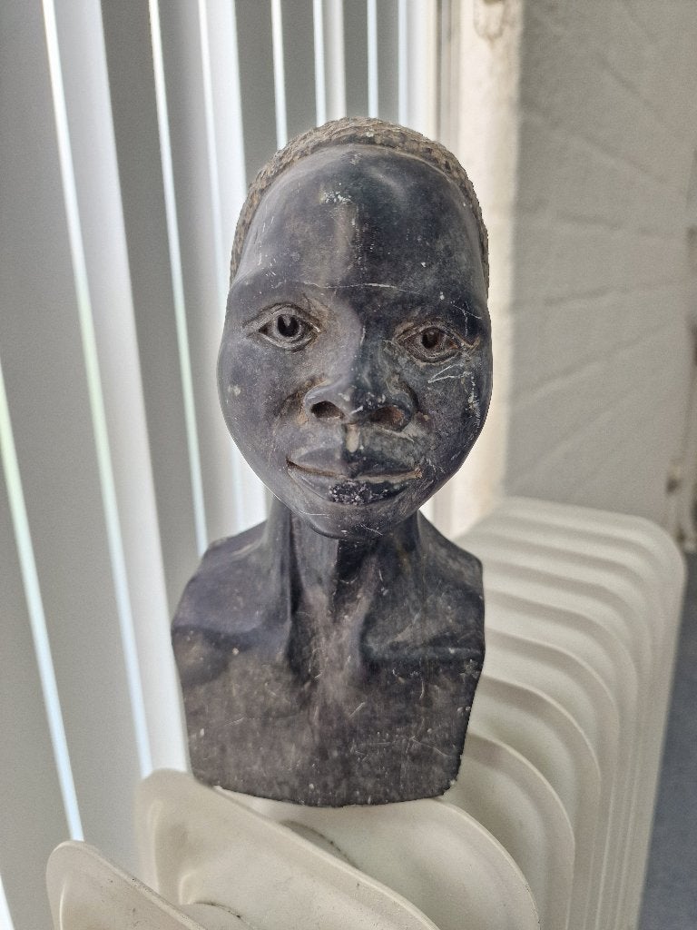 Shona buste Giles Tsungo Zimbabwe 20 cm, Antiek en Kunst, Ophalen of Verzenden