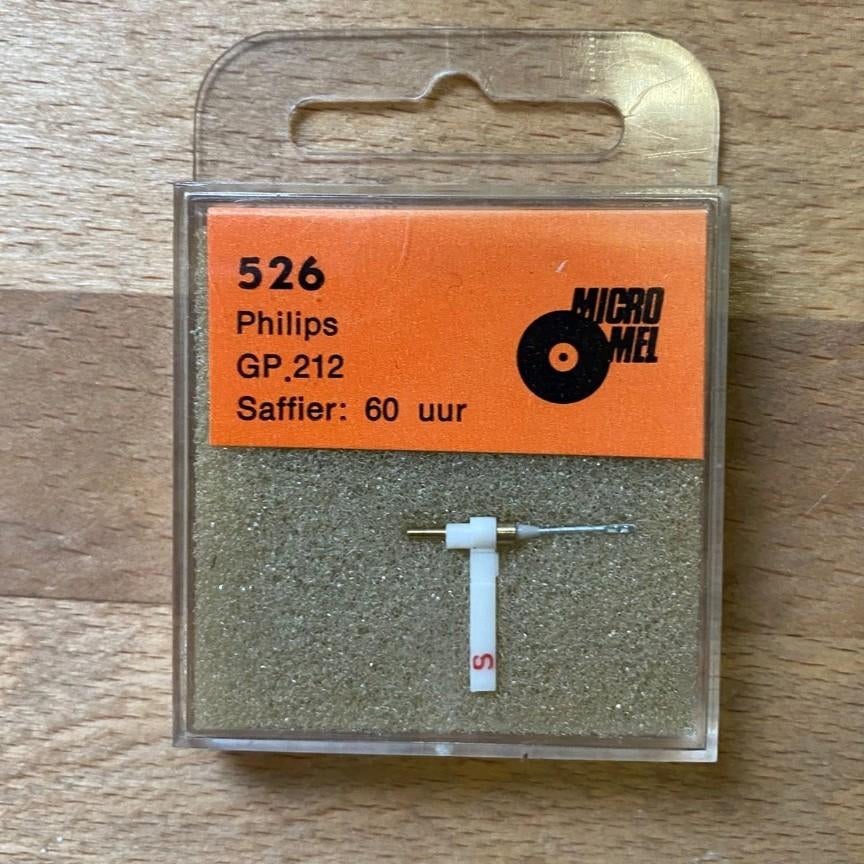 Philips GP.212 Saffier Naald - Nieuw, Audio, Tv en Foto, Platenspelers, Ophalen of Verzenden, Nieuw, Platenspeler-onderdeel, Philips