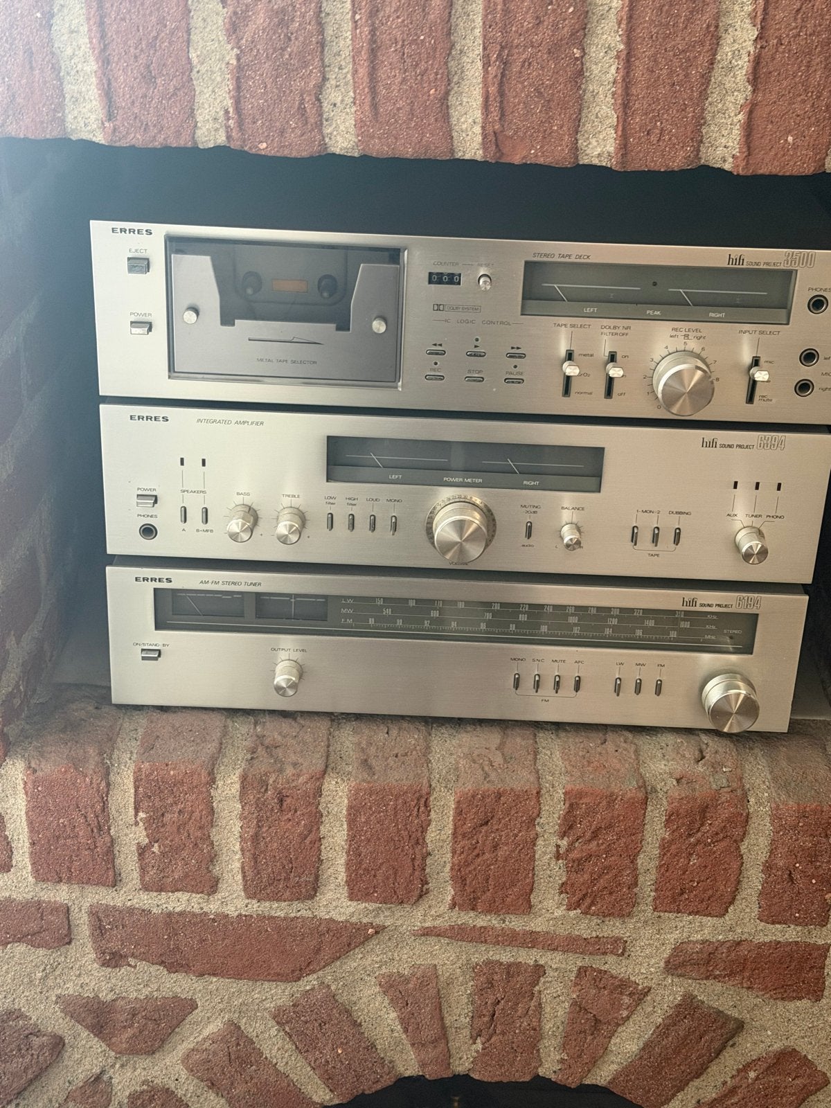 Oude Erres radio in goede staat en werkend, Audio, Tv en Foto, Stereo-sets, Overige merken, Gebruikt, Tuner of Radio, Losse componenten