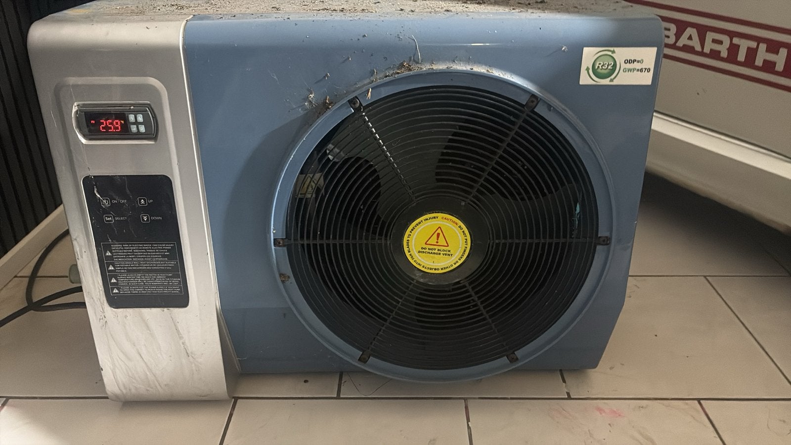 Zwembad warmtepomp - Gebruikt, Tuin en Terras, Zwembad-toebehoren, Ophalen of Verzenden, Gebruikt, Verwarming