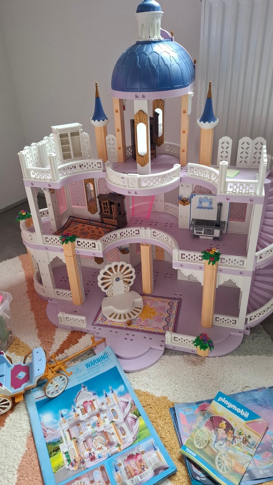Playmobil Prinsessen Kasteel met extra's, Kinderen en Baby's, Speelgoed | Playmobil, Complete set, Ophalen of Verzenden, Zo goed als nieuw