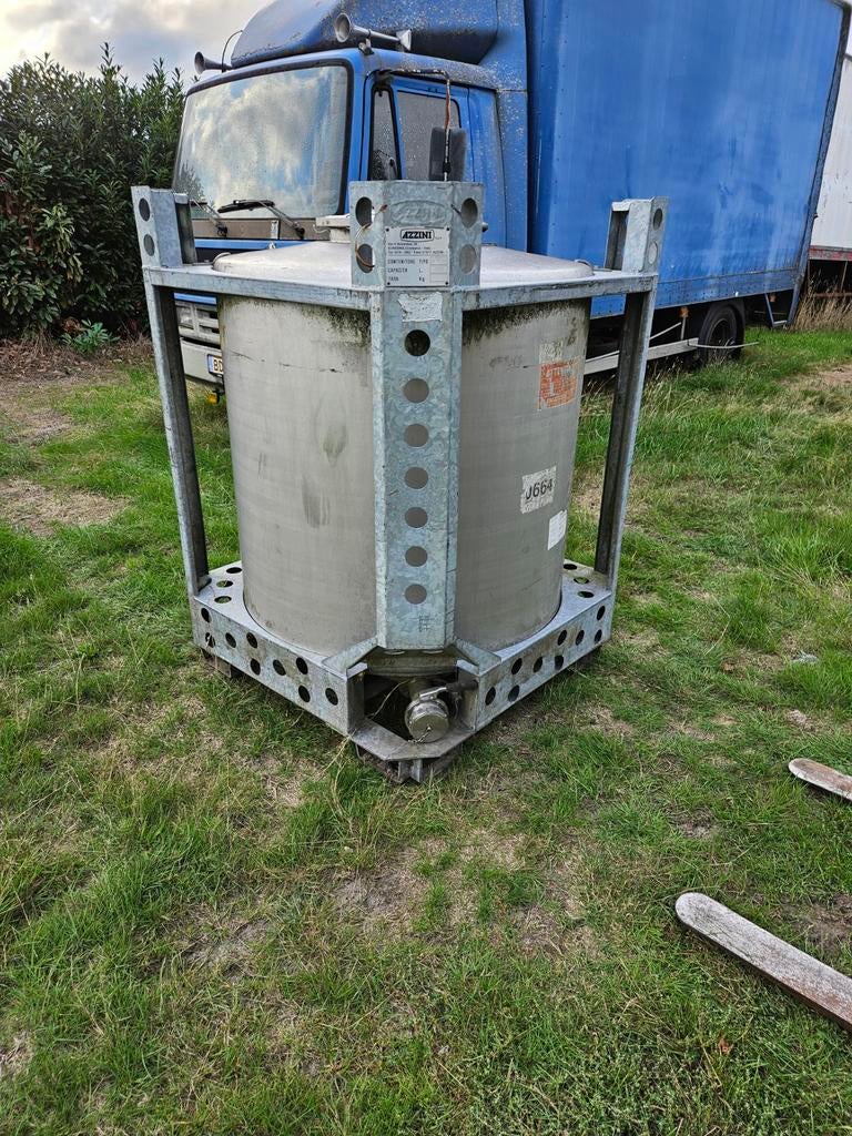Rvs Tanks 1000ltr, Doe-het-zelf en Verbouw, Transportwagens, Transportkar, 100 liter of meer, Ophalen