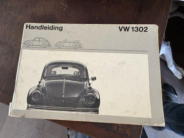 handleiding Volkswagen kever 1302, Auto diversen, Handleidingen en Instructieboekjes, Ophalen of Verzenden